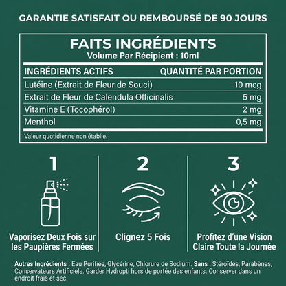 Spray oculaire Hydropti à la lutéine